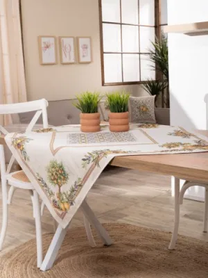 Καρέ &amp; Τραβέρσα Mediterraneo Σετ 2 τεμαχίων - 100x100cm &amp; 40x100cm