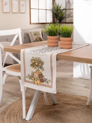 Καρέ &amp; Τραβέρσα Mediterraneo Σετ 2 τεμαχίων - 100x100cm &amp; 40x100cm