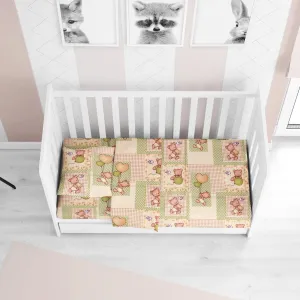 ΚΑΤΩΣΕΝΤΟΝΟ ΜΕ ΛΑΣΤΙΧΟ bebe Baloon 76 0,70X1,40X0,15 Beige Flannel cotton 100%