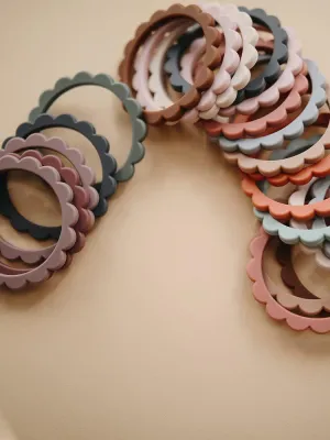 Σετ 3 Βραχιόλια Οδοντοφυΐας - Clay/Dried Thyme/Sunshine - Mushie