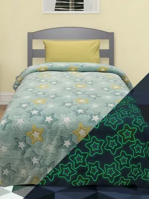 LINO ΚΟΥΒΕΡΤΑ FLEECE ΦΩΣΦΟΡΙΖΕ STER MINT 160X220