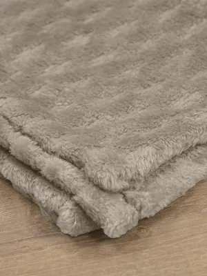 LINO Κουβέρτα Υπέρδιπλη (220x240) Flannel Lofti Taupe