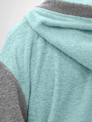 LINO Μπουρνούζι με κουκούλα Large Revel Μέντα
