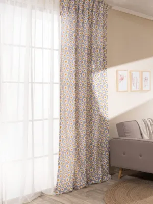  Κουρτίνα (Έτοιμη Ραμμένη) Floreta 11 - 140x275cm