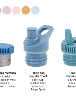 Πώμα για Παγούρι Sport Λιλά Tutete