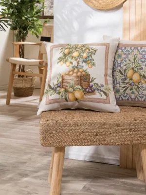 Μαξιλαροθήκη Mediterraneo - 45x45cm με γέμιση