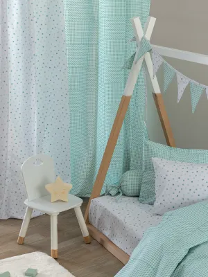 Κουρτίνα Bon Bon 170x270 BB101 AQUA