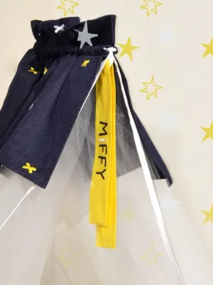 Κουνουπιέρα Σκούρο Μπλε 180x500 cm Design 61