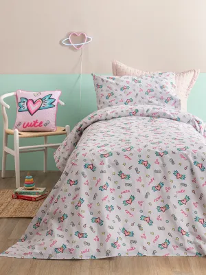 Σετ Μονά Σεντόνια My Kingdom 170x260 MK782 Με Λάστιχο