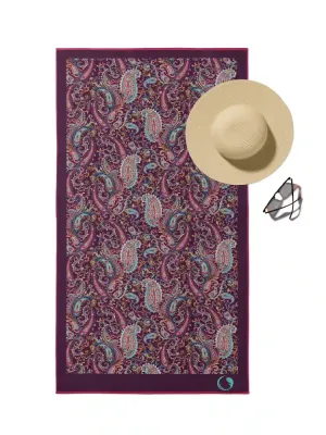 Πετσέτα Θαλάσσης Microfiber Quick Dry Paisley
