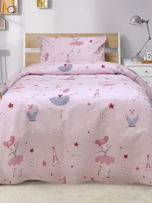 LINO Σετ Παιδική Παπλωματοθήκη (160x240) Dreamy Dancers Ροζ