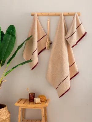 Σετ Πετσέτες (30X50, 50X90, 70X140) FIVI BEIGE