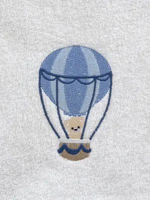 LINO Σετ Πετσέτες Παιδικές 2τμχ (50x90,70x140) Paloncino Λευκό/Μπλε