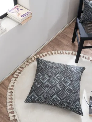 Μαξιλαροθήκη Santos 04 - 65x65cm δαπέδου με γέμιση 