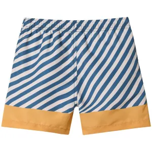 Μαγιό Βερμούδα με Προστασία από τον Ήλιο Stripes Blues&Beyond 4-5 Ετών - Monnëka