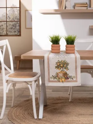 Καρέ &amp; Τραβέρσα Mediterraneo Σετ 2 τεμαχίων - 100x100cm &amp; 40x100cm