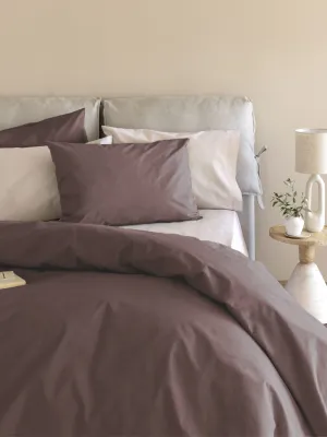 Σετ Μονά Σεντόνια 170x260 ETOILE/2 BROWN Χωρίς Λάστιχο