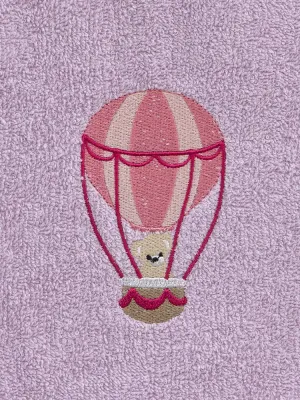 LINO Σετ Πετσέτες Παιδικές 2 τμχ (50x90,70x140) Paloncino Λιλά