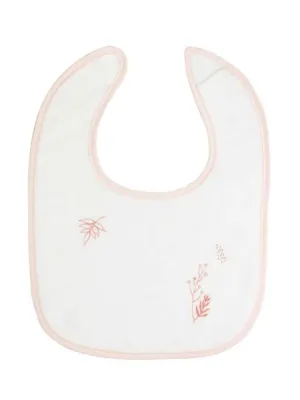 Σετ 6 Σαλιαρών 22x30cm - Pink Flower - Trois Kilos Sept