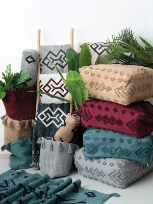 Διακοσμητικο Καλαθι Με Χερουλια Home Décor 30x40 FABIAN BORDEAUX