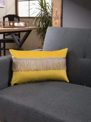 Μαξιλαροθήκη Velvet 14 Με Κρόσι - 30x50cm με γέμιση