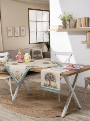 Καρέ &amp; Τραβέρσα Lola Σετ 2 τεμαχίων - 100x100cm &amp; 40x100cm