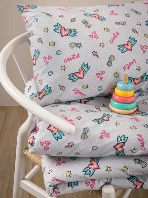 Σετ Μονά Σεντόνια My Kingdom 170x260 MK782 Με Λάστιχο