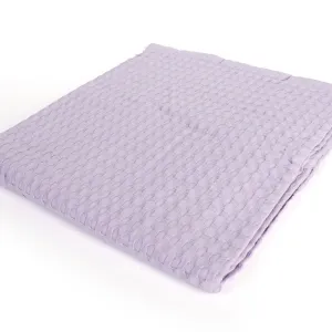 Κουβέρτα Πικέ bebe Μονόχρωμη 325 gr/m² 85x110 Pastel Lilac 100% Cotton