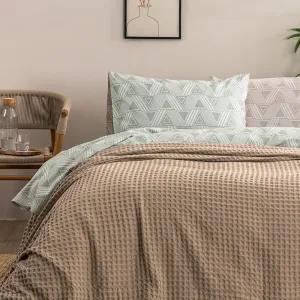 Κουβέρτα Πικέ 250x240 MARCIE BEIGE