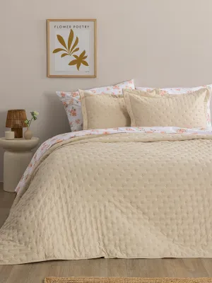 Κουβερλί King size 260x240 NICO/2 BEIGE