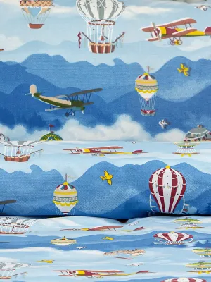 LINO Παιδικά Σετ Σεντόνια (170x260) Cloud Chasers Μπλε