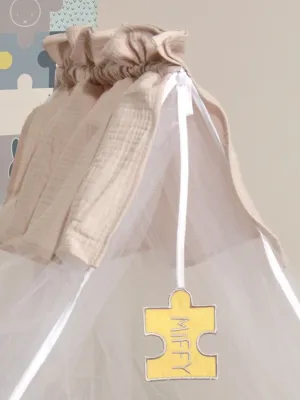 Κουνουπιέρα Μπεζ 180x500 cm Design 64