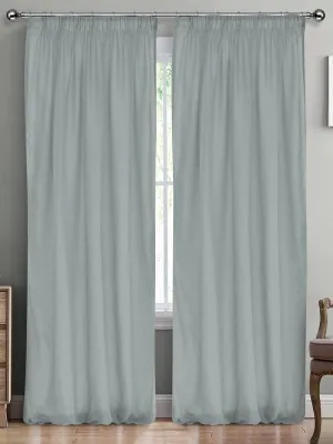 LINO ΚΟΥΡΤΙΝΑ LINE ΜΕ ΤΡΕΣΑ 802 GREY-BLUE 145X295