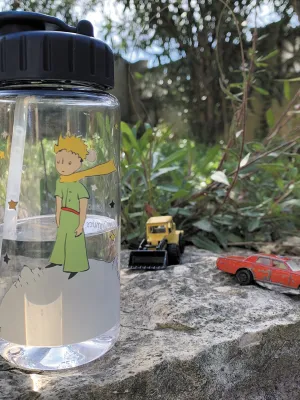 Διάφανο Παγούρι Με Αποσπώμενο Καλαμάκι 350 ml Little Prince - Petit Jour Paris