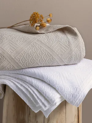 Κουβέρτα 250x260 CARLA WHITE