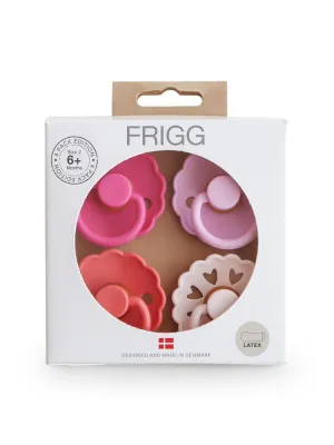 Σετ 4 Πιπίλες Latex FRIGG – Rosy Romance 6-18 Μηνών