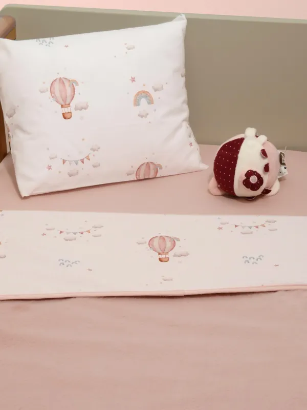 Minky ΝEW Κουβέρτα Λίκνου Διπλής Όψης 75x95 Des.422 Oliver Baby