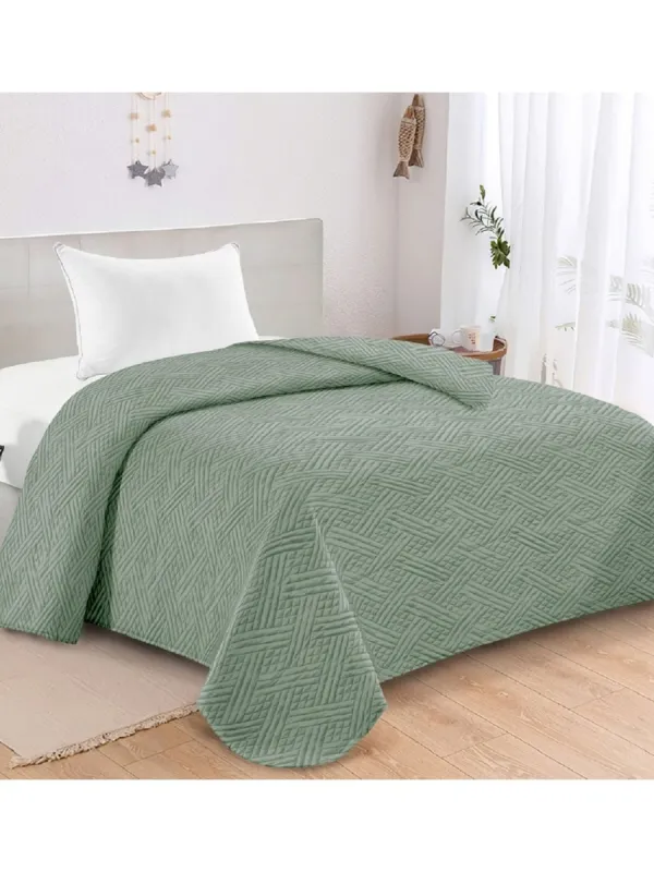 Προϊόν ΚΟΥΒΕΡΛΙ MICROFIBER ΜΟΝΟ 160X240 ADAM HOME GLORIA GREEN Εικόνα