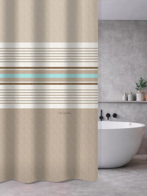 Κουρτίνα Μπάνιου Pinstripe Natural
