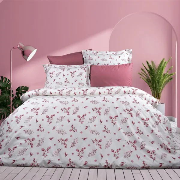 Σεντόνια Εμπριμέ Σετ 3 τεμ Μυρτώ 353 160X240 Rotten Apple 100% Cotton Flannel
