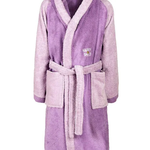 ΜΠΟΥΡΝΟΥΖΙ HAPPY SMILE kids Cotton 100% Lila