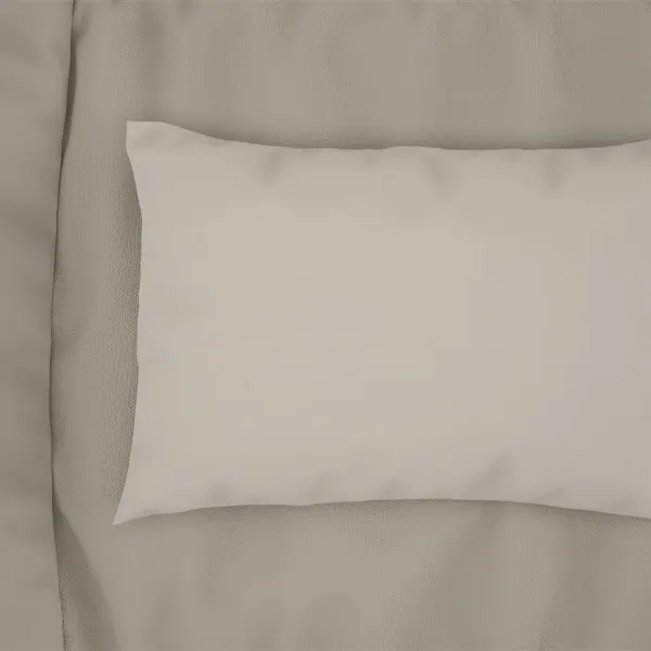 Μαξιλαροθήκες Ζεύγος Exotic Line 50X70+15 Beige 100% Cotton