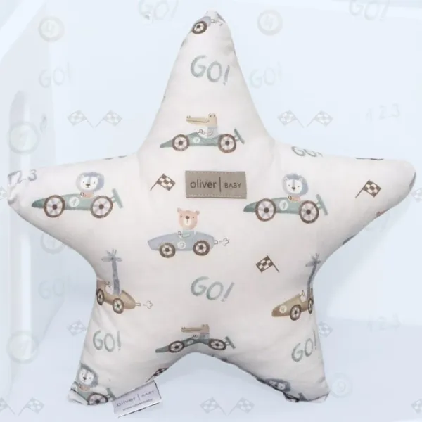 Προϊόν Μαξιλάρι Διακοσμητικό Αστέρι 37x37cm Design 421 Oliver Baby Εικόνα