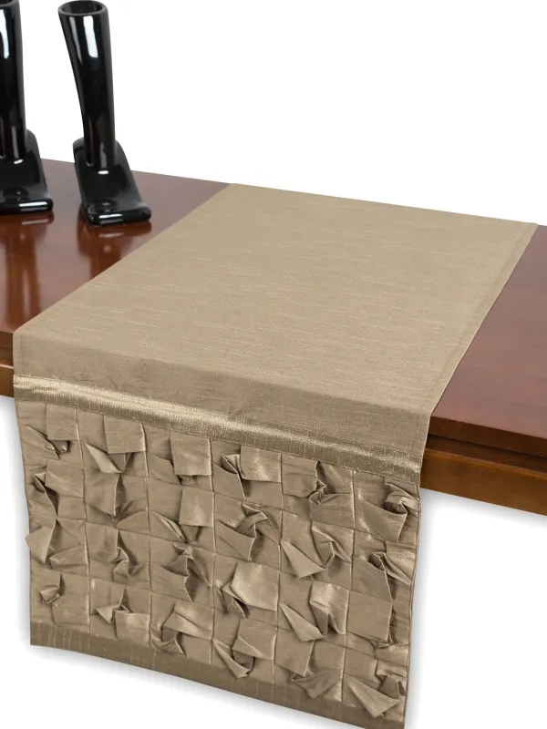 τραβέρσα  (40cm X 170cm)  3918 λαδί ανοιχτό