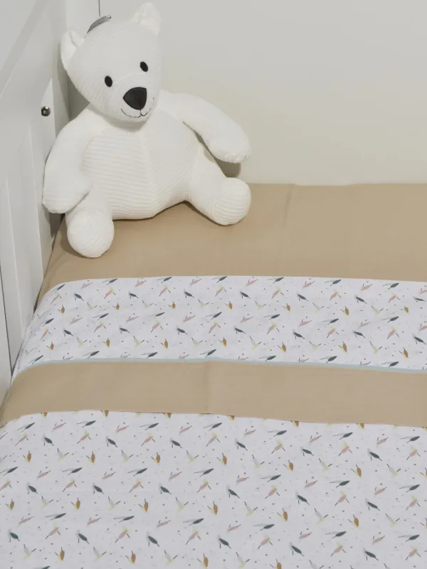 Σεντόνια Λίκνου Σετ 2τεμ. 75x110cm 100% Βαμβάκι Design 404 Oliver Baby