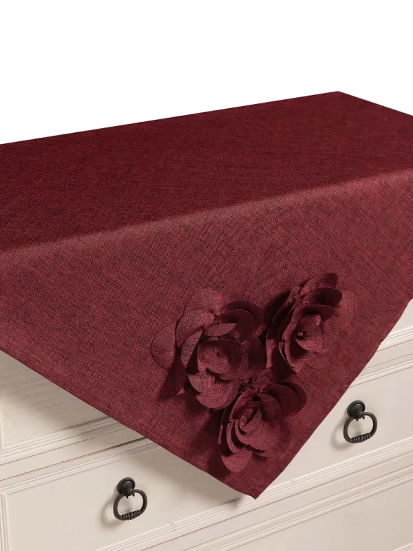 Τραπεζοκαρέ 558 (130cm x 130cm) μπορντώ 