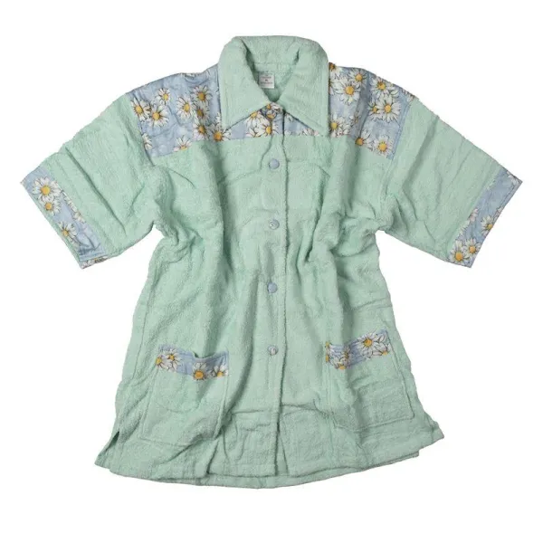 ΜΠΟΥΡΝΟΥΖΙ MINI Γυναικείο με γιακά Mint XL 500 gsm 100% Cotton