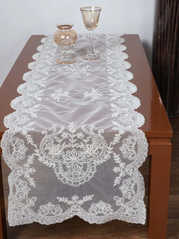 τραβέρσα (45cm X 170cm) YL12A-176 ivory