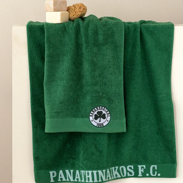 Πετσέτα Λουτρού Panathinaikos F.C. 100% Βαμβάκι 70x140 cm