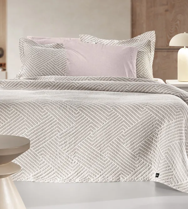 Προϊόν Κουβέρτα Lupo Beige - White  Εικόνα